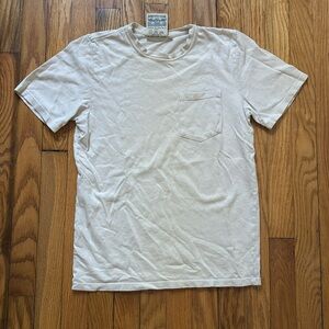 Jungmaven white short sleeve crew neck tee t-shirt  XS